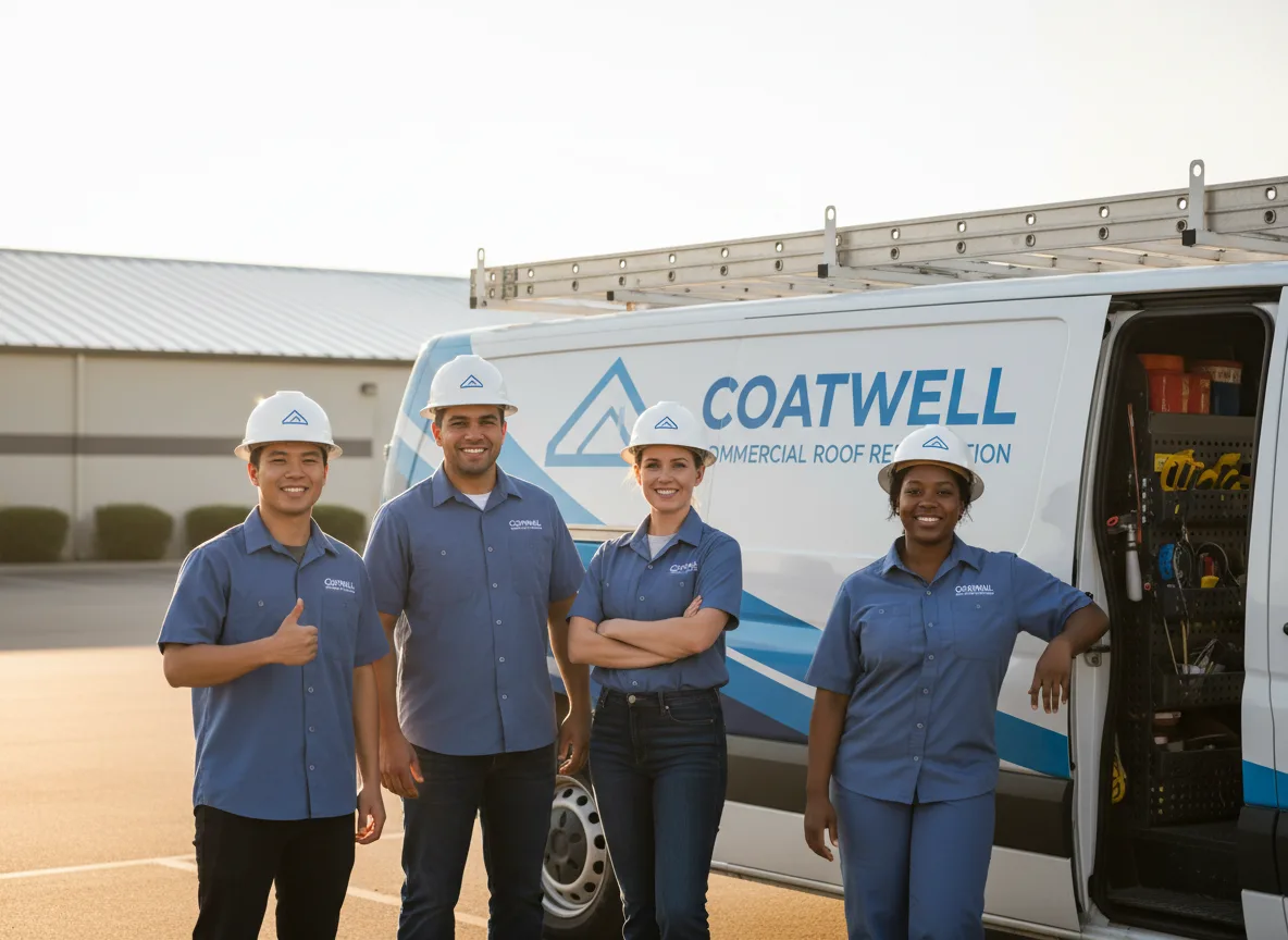 Commercial roof coating company in Wolcott, NY
